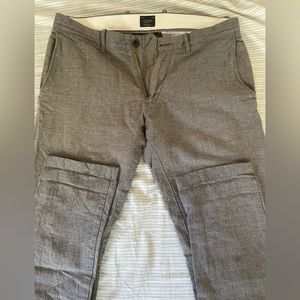 J Crew Linen-Cotton Pants Slim 31x32